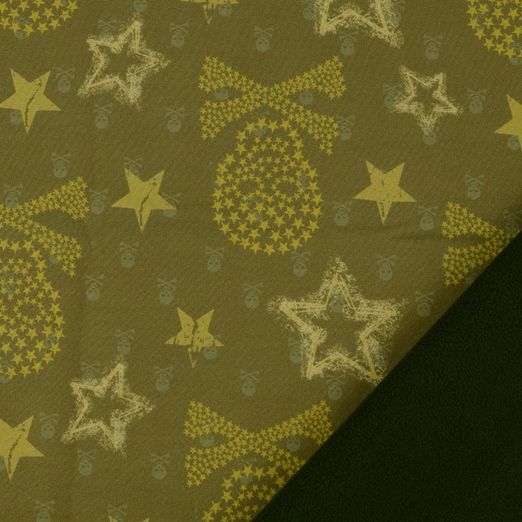 Softshell Skulls & Stars auf Olivgrün Digital Softshell Skulls & Stars auf Olivgrün Digital