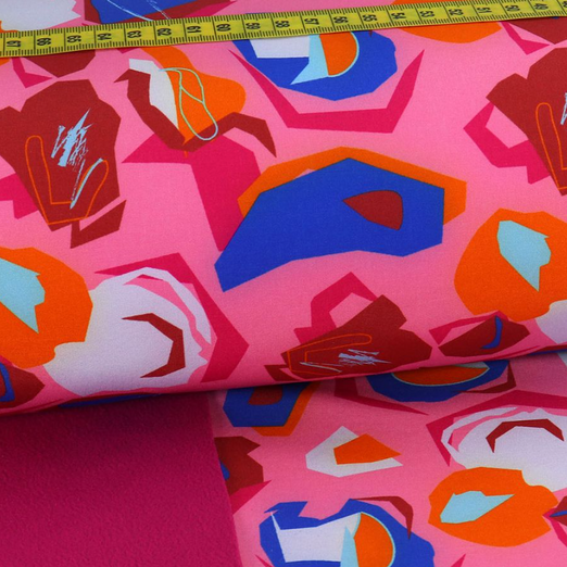 Softshell Little Darling Bunte Kunst auf Rosa Softshell Little Darling Bunte Kunst auf Rosa