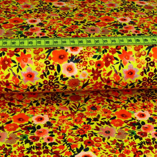 Jersey Fleurs auf Gelb Digital Jersey Fleurs auf Gelb Digital