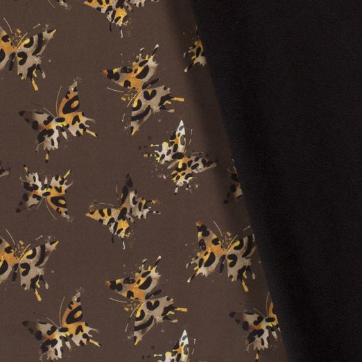 Softshell Leoschmetterlinge auf Braun Digital