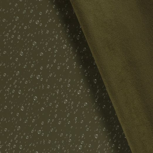 Softshell FOLIENDRUCK Regentropfen Olivgrün Softshell FOLIENDRUCK Regentropfen Olivgrün