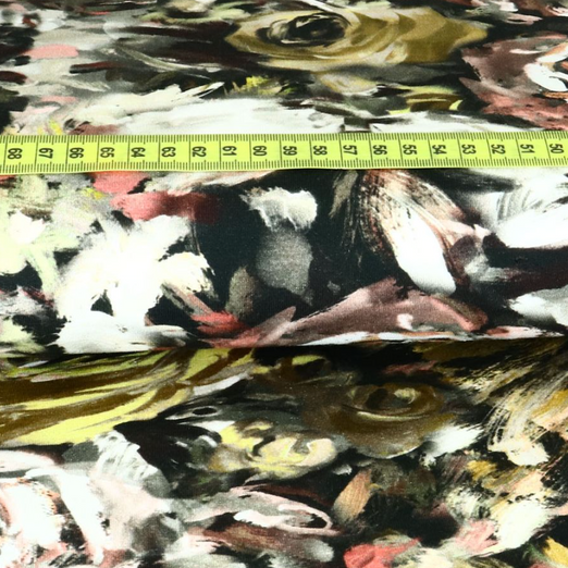 Jersey Paint Flowers Braun Digital Jersey Paint Flowers Braun Digital