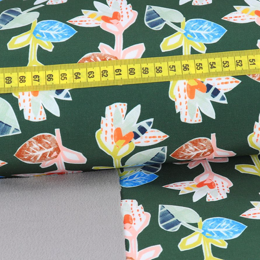 Softshell Little Darling Blumen Dunkelgrün Softshell Little Darling Blumen Dunkelgrün