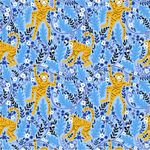 Jersey Spielender Affe auf Rauchblau