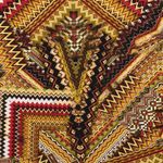 Jersey Retro Muster Abstract Gelb