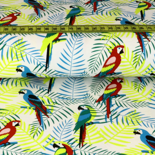 Jersey Parrots Creme Jersey Parrots Creme