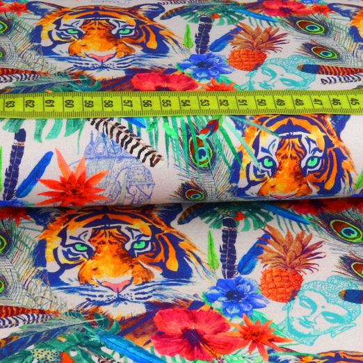 Jersey Tigerface auf Hellgrau Digital Jersey Tigerface auf Hellgrau Digital