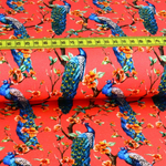 Jersey Pfau Koralle Digital