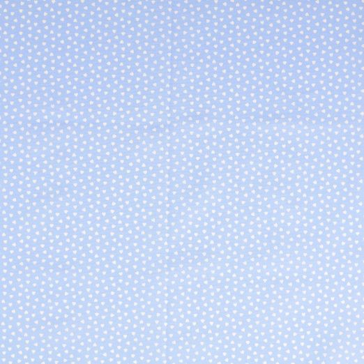 Baumwolle Small Hearts Hellblau Baumwolle Small Hearts Hellblau