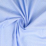 Baumwolle Small Hearts Hellblau