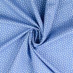 Baumwolle Small Hearts Rauchblau