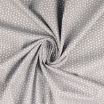 Baumwolle Small Hearts Grau