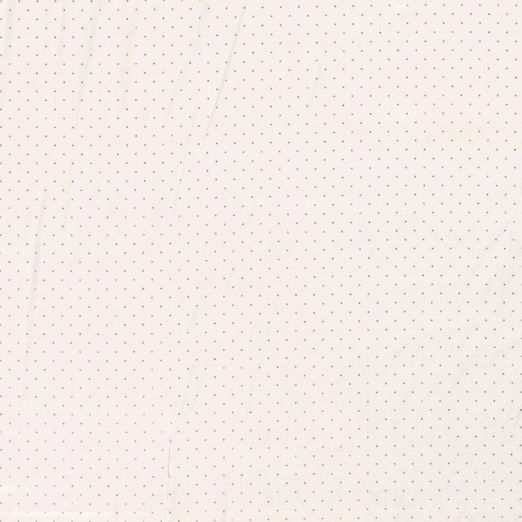 Baumwolle Weihnachten Golddruck Mini Punkte auf Creme Baumwolle Weihnachten Golddruck Mini Punkte auf Creme