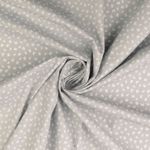 Baumwolle Small Butterflies Hellgrau