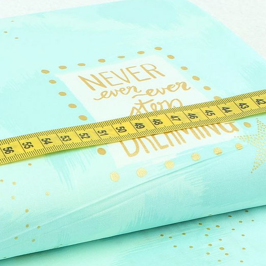 Baumwolle MICHAEL MILLER Magic By Sarah Jane You Are Magic Turquoise 