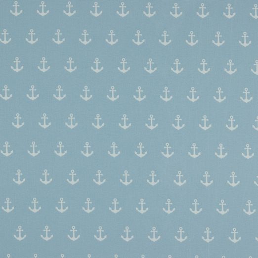 Baumwolle Anchor auf Hellblau Baumwolle Anchor auf Hellblau
