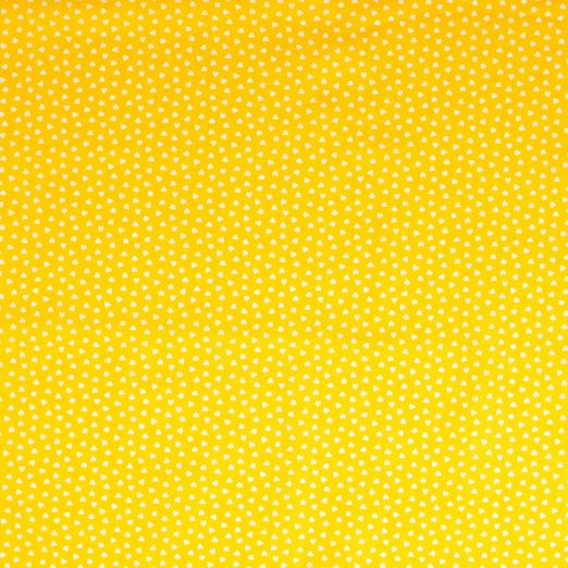 Baumwolle Small Hearts Gelb Baumwolle Small Hearts Gelb