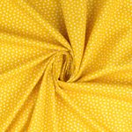 Baumwolle Small Hearts Senfgelb