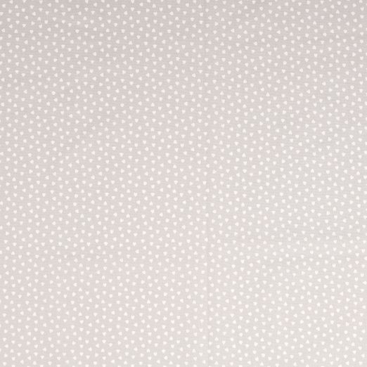 Baumwolle Small Hearts Hellgrau Baumwolle Small Hearts Hellgrau