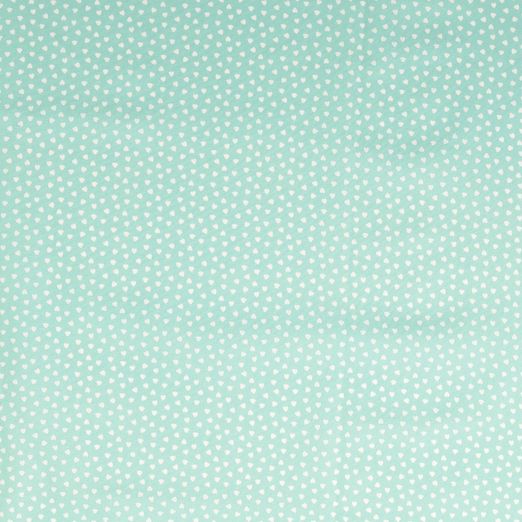 Baumwolle Small Hearts Hellmint Baumwolle Small Hearts Hellmint