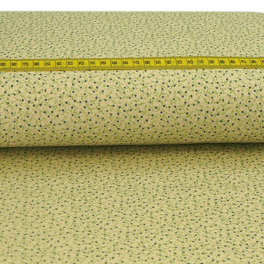 Baumwolle Flower Stars Hellbeige/Dunkelblau Baumwolle Flower Stars Hellbeige/Dunkelblau