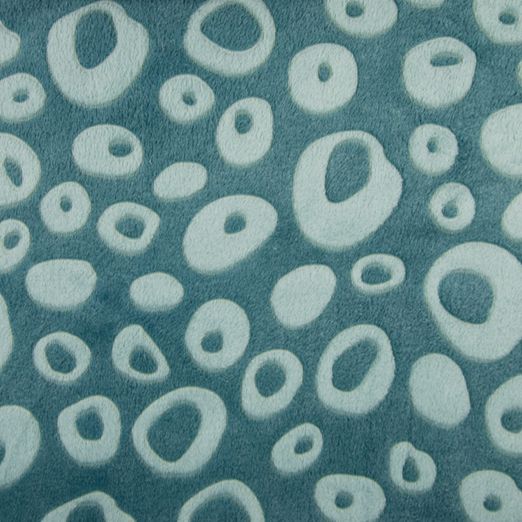 Kuschelfleece Crazy Donuts Mintblau Kuschelfleece Crazy Donuts Mintblau