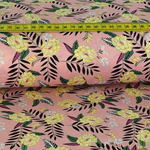 Baumwolle Flowers Lynn auf Rosa