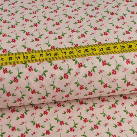 Baumwolle Blümchen Gerlinde Hellrosa Baumwolle Blümchen Gerlinde Hellrosa