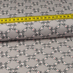 Viskose Jersey Blumenrauten Beige