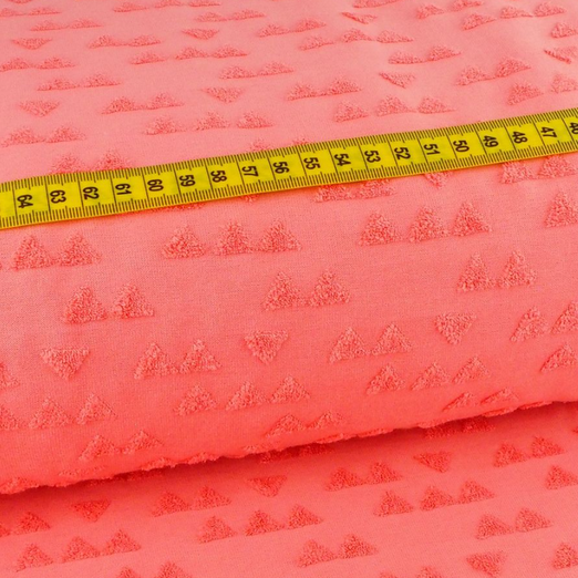 Jersey Jacquard Triangle Koralle Jersey Jacquard Triangle Koralle