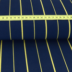 Jersey Polyester Nadelstreifen Dunkelblau