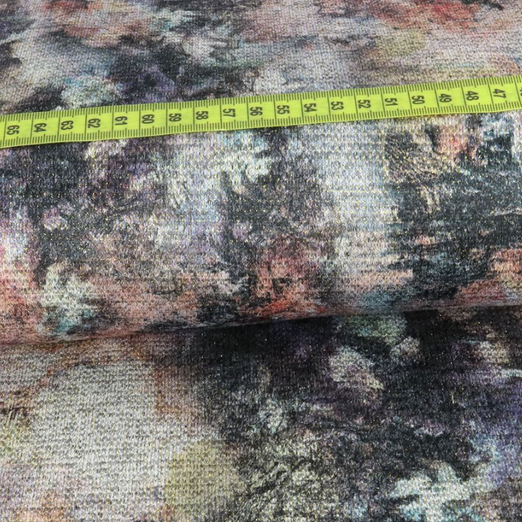 Strickstoff mit GLITZER Arts Beige