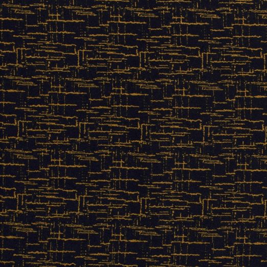 Romanit Jersey Senfgelbes Streifenmuster auf Dunkelblau