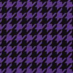 Romanit Jersey Hahnentritt Lila/Schwarz