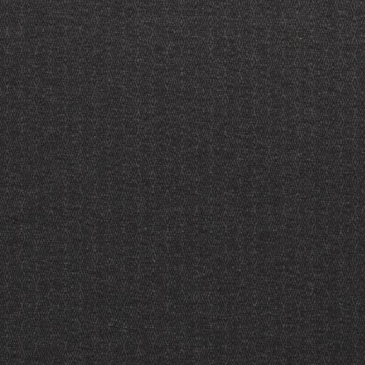 Romanit Jersey Dunkelgrünes Rautenmuster auf Anthrazit Meliert