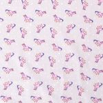 Coton Licorne sur Gris Clair