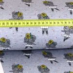 Alpenfleece Elefanten Mädchen Blau Meliert