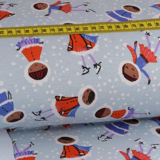 Alpenfleece Cute Wintermädchen Hellblau