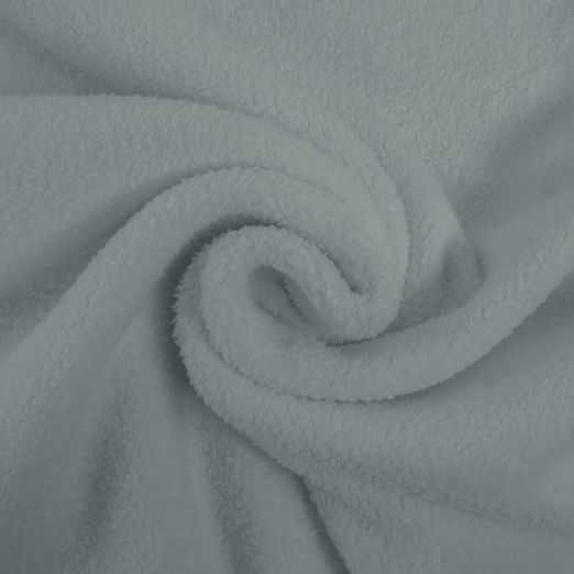 Baumwoll Fleece 100 % Baumwolle Uni Hellblau