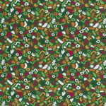 Jersey Abstrakt Jungle auf Grün