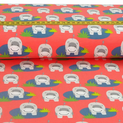 Jersey Happy Hippo auf Koralle