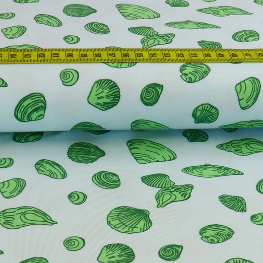 Jersey Grüne Muscheln auf Hellmint