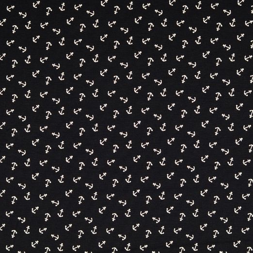 Jersey Darling Anker auf Schwarz