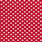 Jersey ankar i cirkel vit på röd