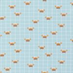 Jersey Crabes & Carrés sur Aqua