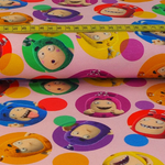 Jersey Oddbods im Kreis auf Rosa Lizenz Digital