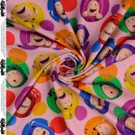 Oddbods Jersey i cirklar på rosa – Licens digital