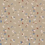 Jersey Blocs sur Beige