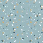 Jersey Blocs sur Bleu Clair