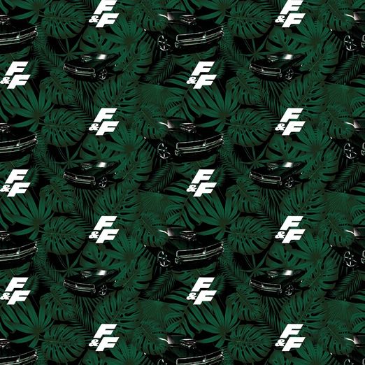 Jersey Fast & Furious Logo in Blätter Dunkelgrün Lizenz Digital Jersey Fast & Furious Logo in Blätter Dunkelgrün Lizenz Digital
